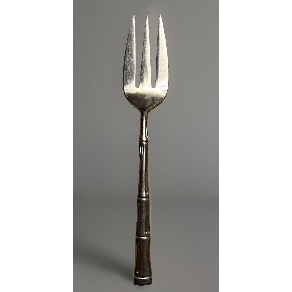 Vintage Stanley Roberts Bambu Stainless Steel Serving Fork
